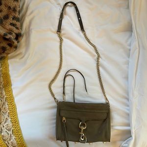 Rebecca Minkoff cross body purse with gold detailing